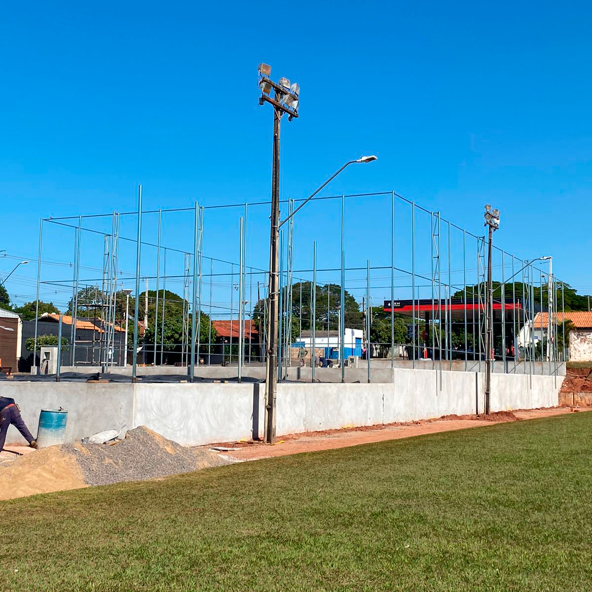 Andamento da Obra de Construção