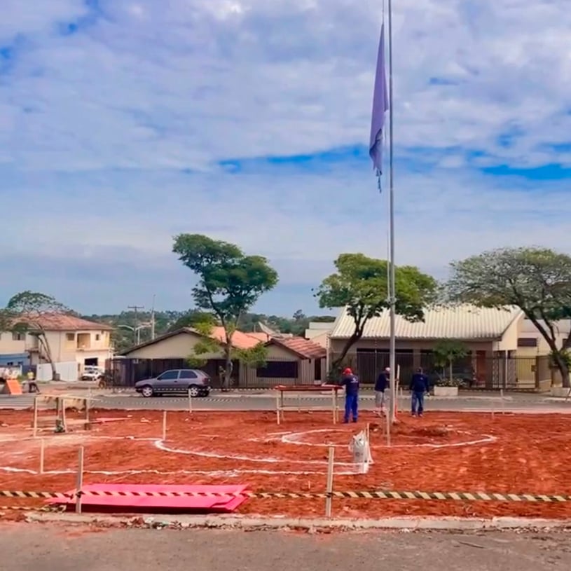 Início da reforma da Praça da Rodoviária