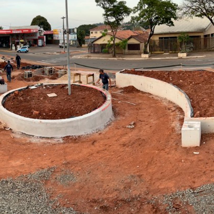 Início da reforma da Praça da Rodoviária