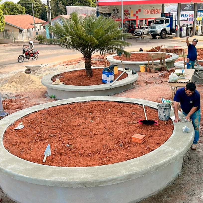 Início da reforma da Praça da Rodoviária