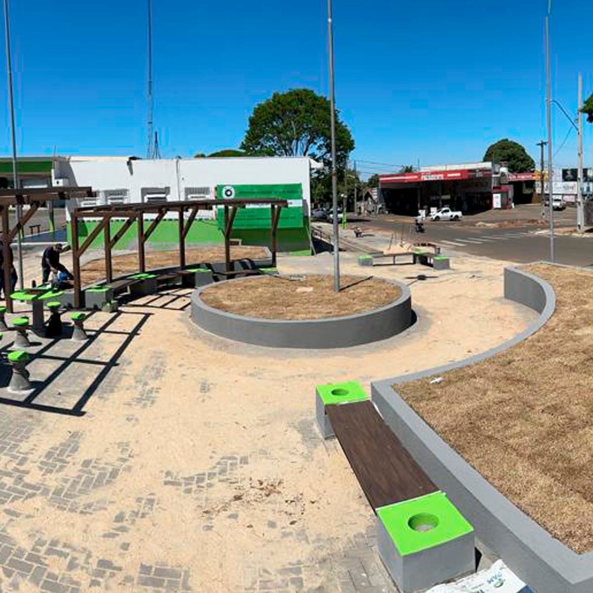 Obra Concluída da reforma da Praça da Rodoviária