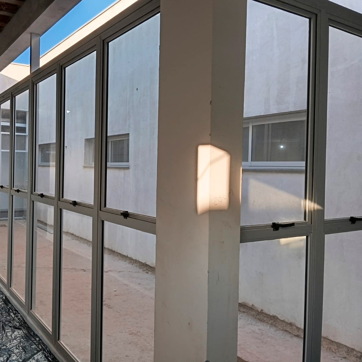 Pam de Astorga: Andamento obra de construção do PAM