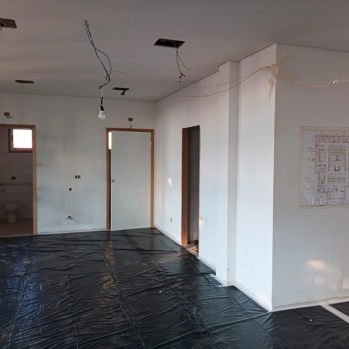 Pam de Astorga: Andamento obra de construção do PAM