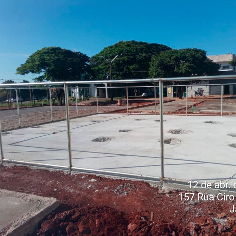 Obras do Meu Campinho na Cidade de Campo Mourão