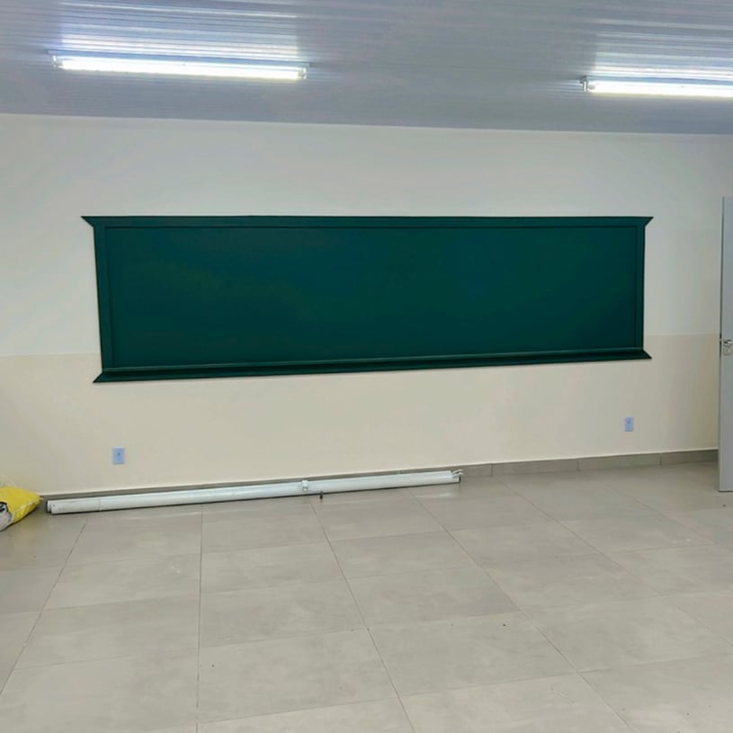 Obra de reforma Escola Municipal Professor Luis Shuzi Oura