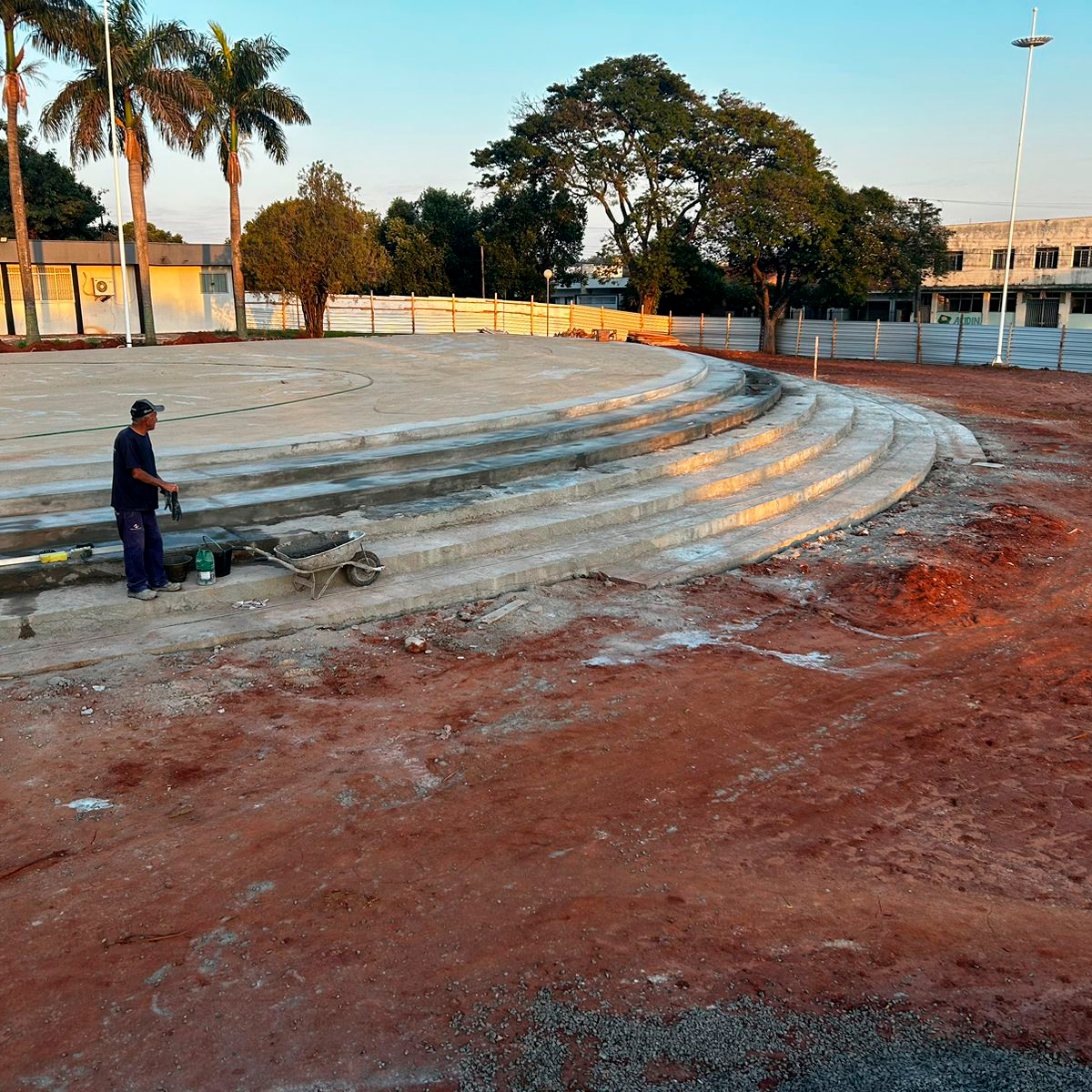 Andamento da Obra de Construção da Cidade de Diamante do Norte