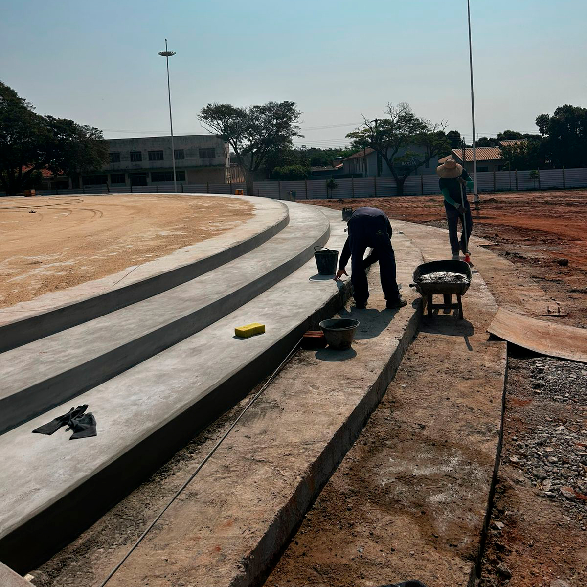 Andamento da Obra de Construção da Cidade de Diamante do Norte