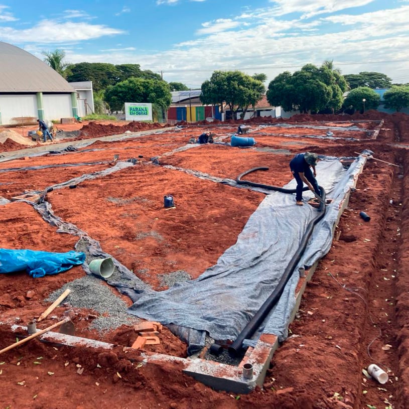 Início da Obra do Complexo Esportivo na Cidade de Flórida
