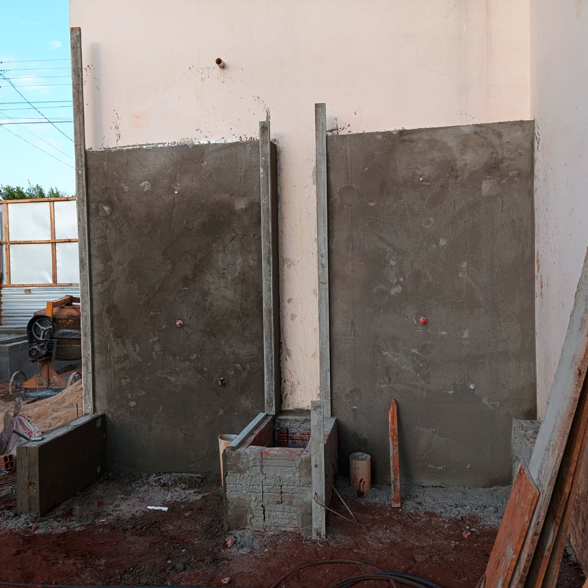 Nova Quadra Poliesportiva em Munhoz de Mello. Início de Construção