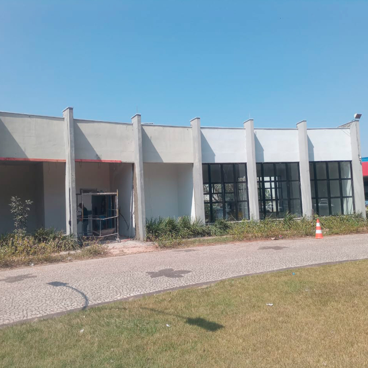 Andamento Obra de Reforma da Prefeitura de Nova Esperança