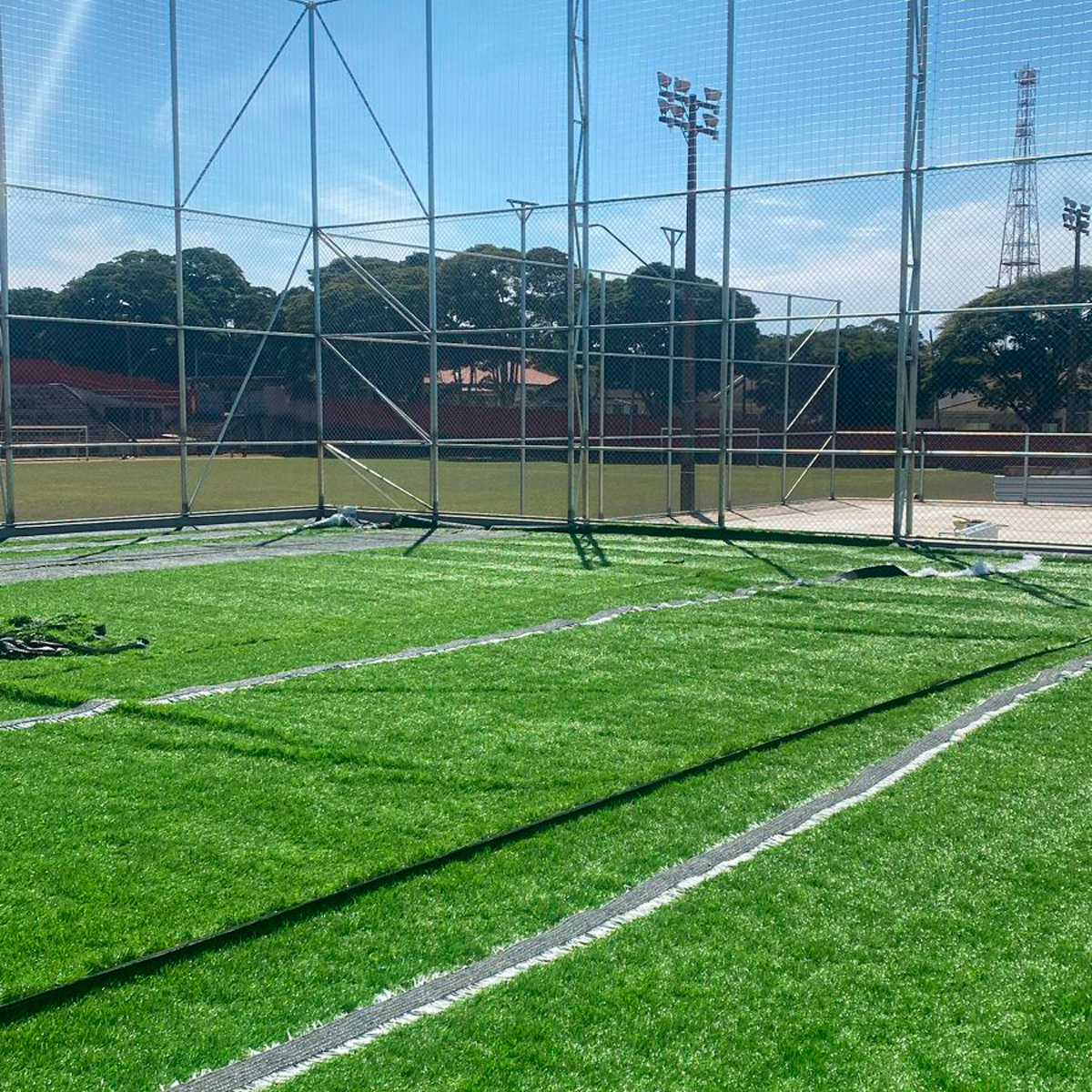 Andamento da Obra de Construção