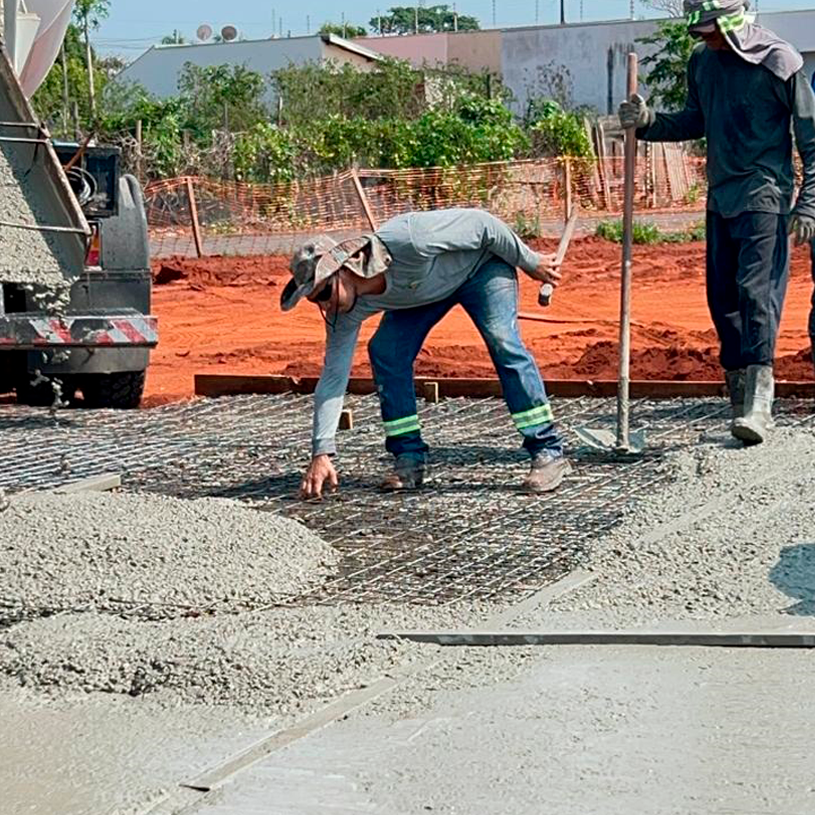 Início das Obras do Meu Campinho em Terra Rica