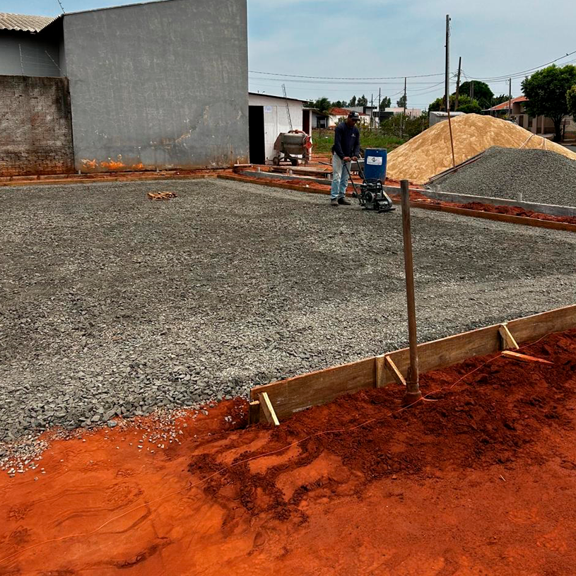 Início das Obras do Meu Campinho em Terra Rica