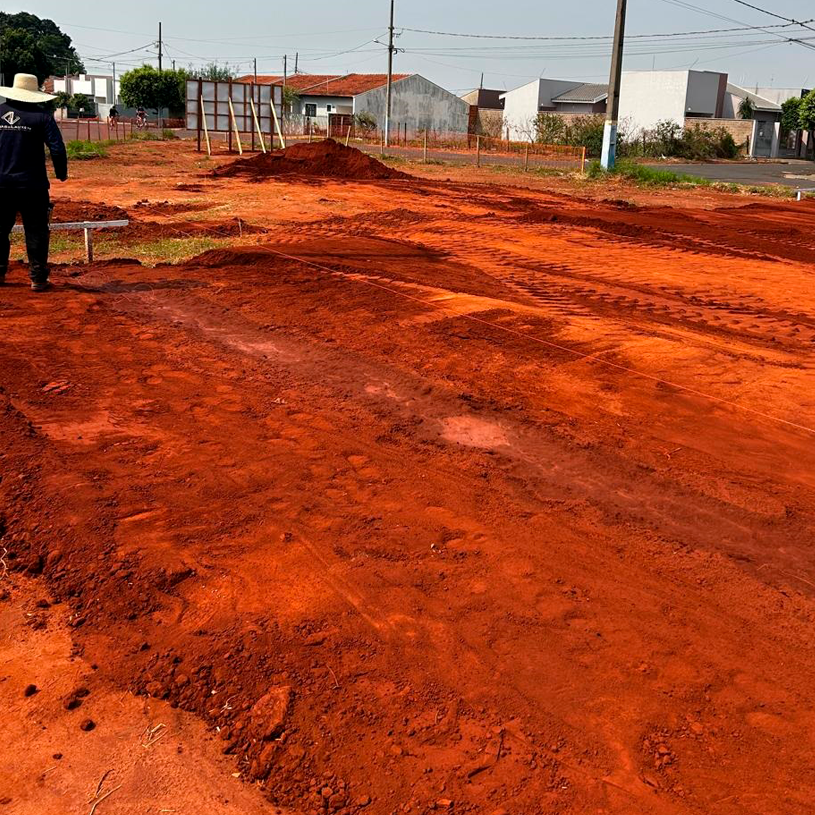 Início das Obras do Meu Campinho em Terra Rica
